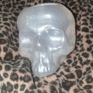 KOSTA BODA SKULL CANDLE HOLDER